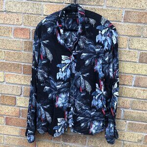 Allsaints Monteverde Long Sleeve Shirt Large